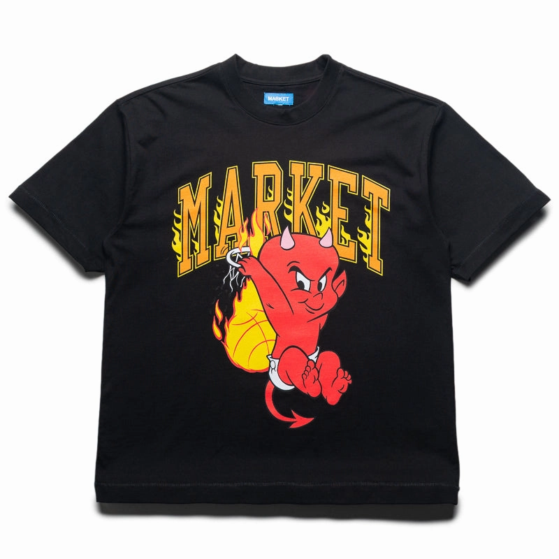 Market x Hot Stuff Dunk Tee - Black Star Light VersatileStyle