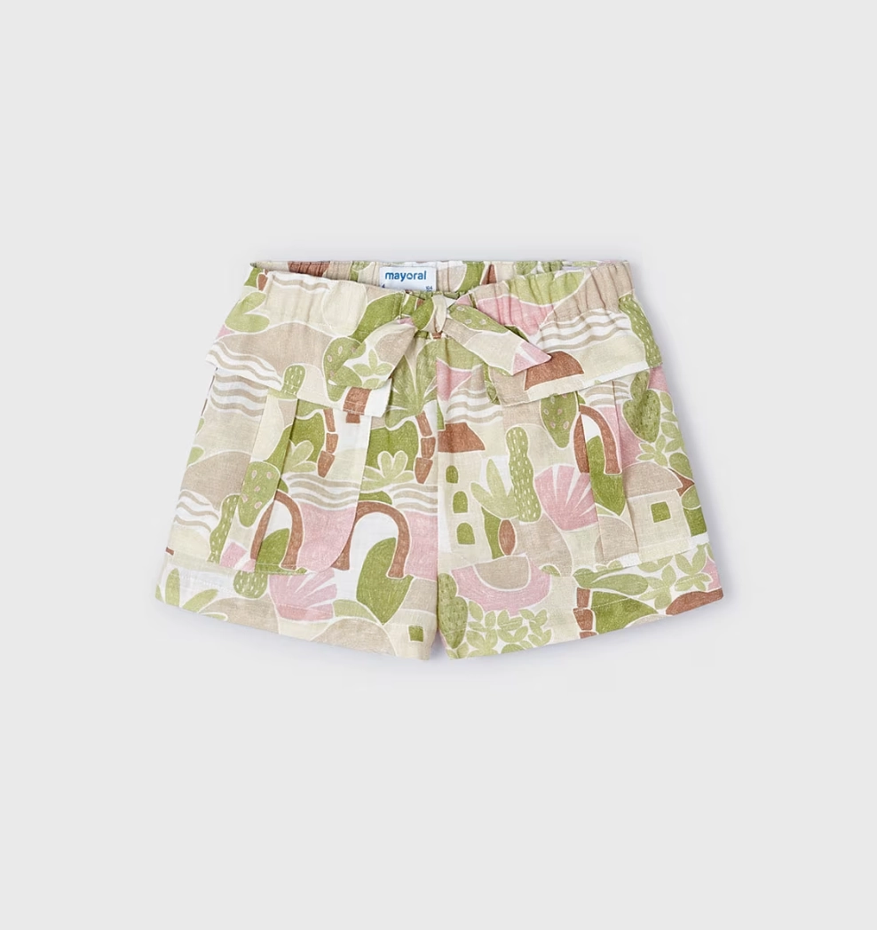 Girls Desert Printed Shorts Planet Care