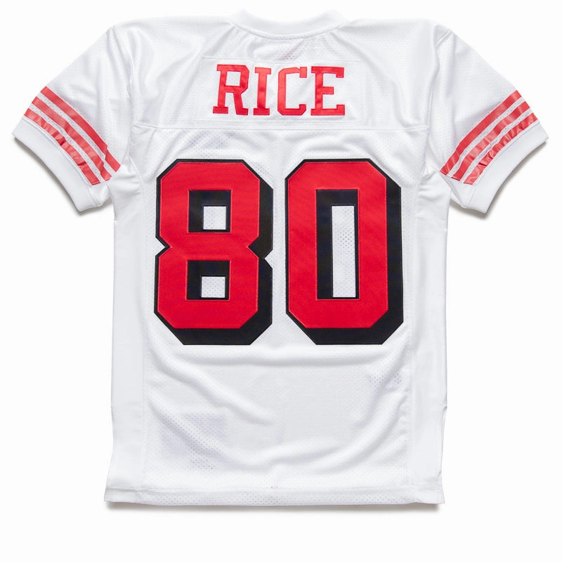 Fairy Core french chic Mitchell & Ness Jerry Rice San Francisco 49ers Authentic Jersey - White