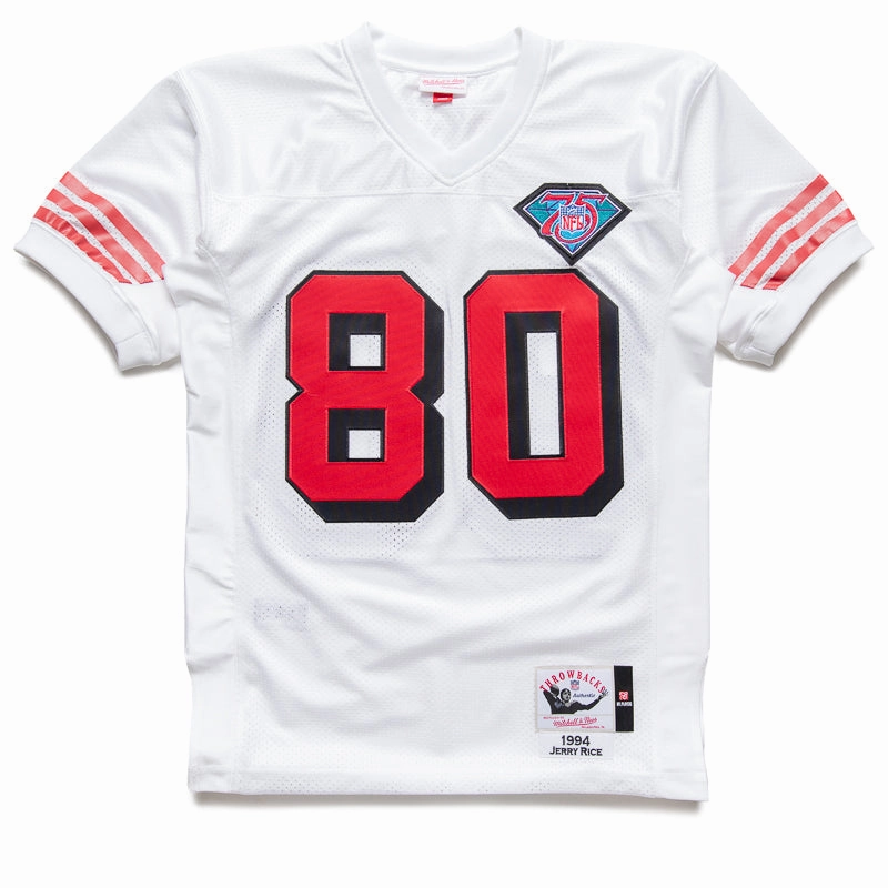 Effortless Design Mitchell & Ness Jerry Rice San Francisco 49ers Authentic Jersey - White