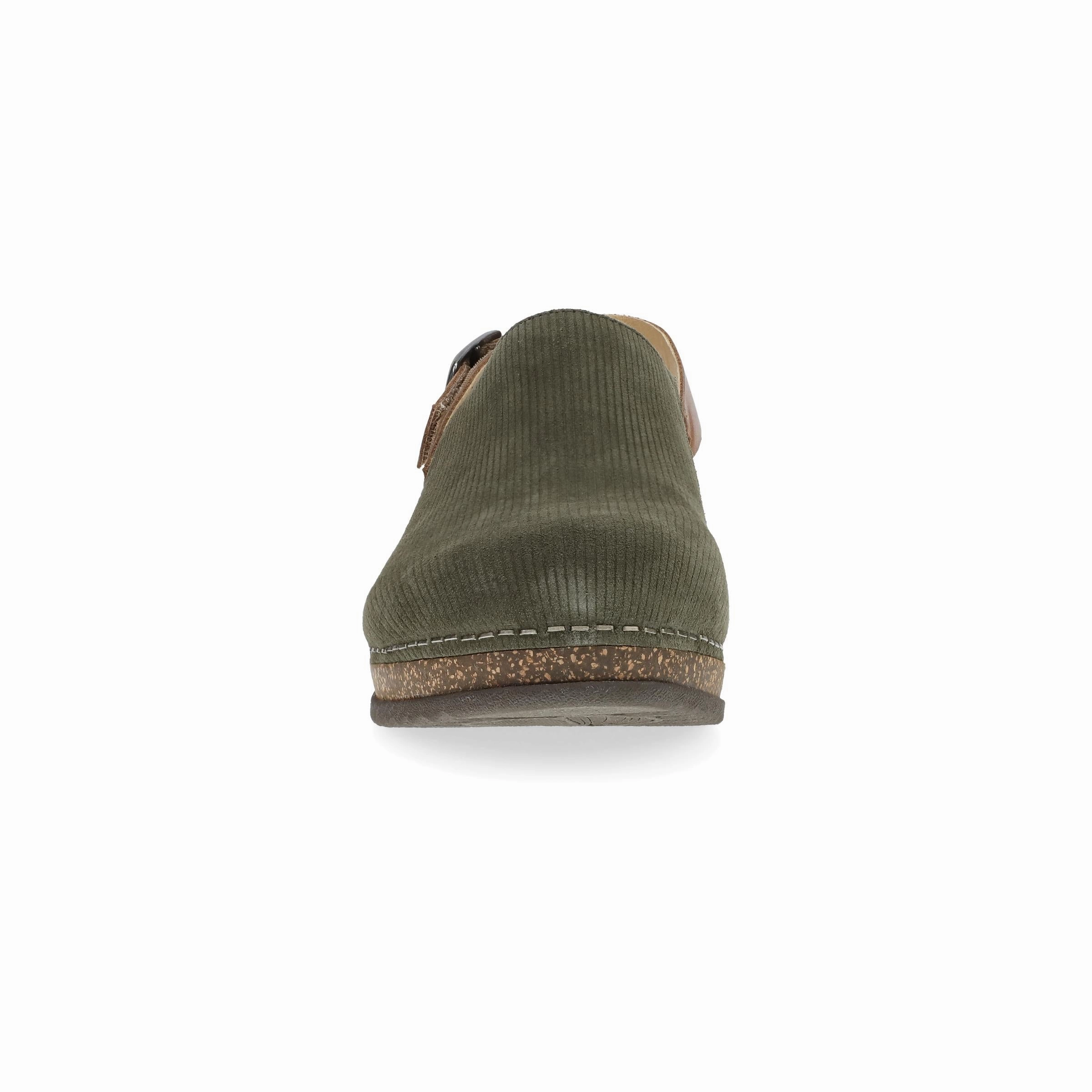 natural fiber Merrin Olive Embossed Suede