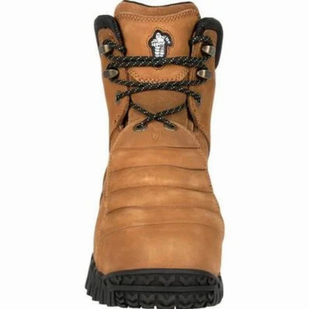 Michelin? Pilot Sledge Toe Metatarsal Men's Work Boots Xpx781 In Brown Stable Structure