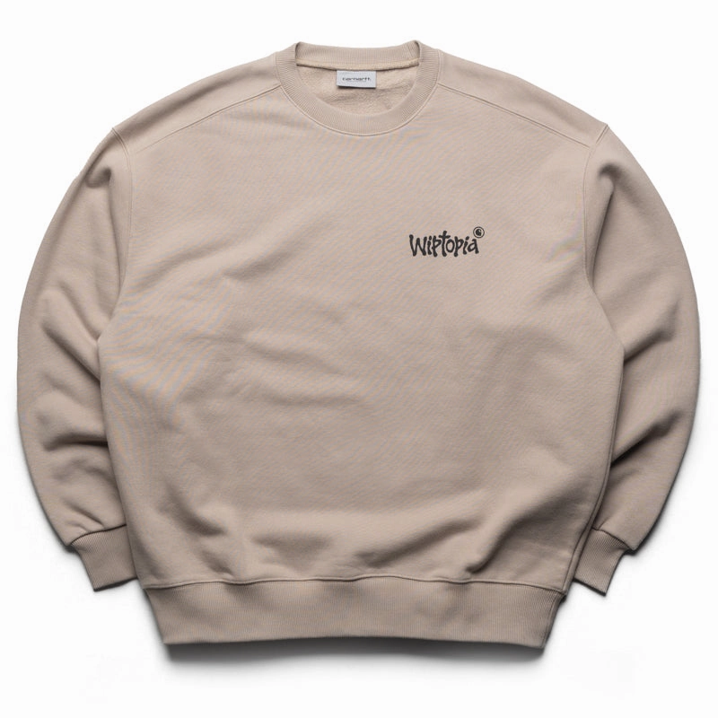 SustainableBlend Leader Fit Carhartt WIP Wiptopia Sweater - Wall
