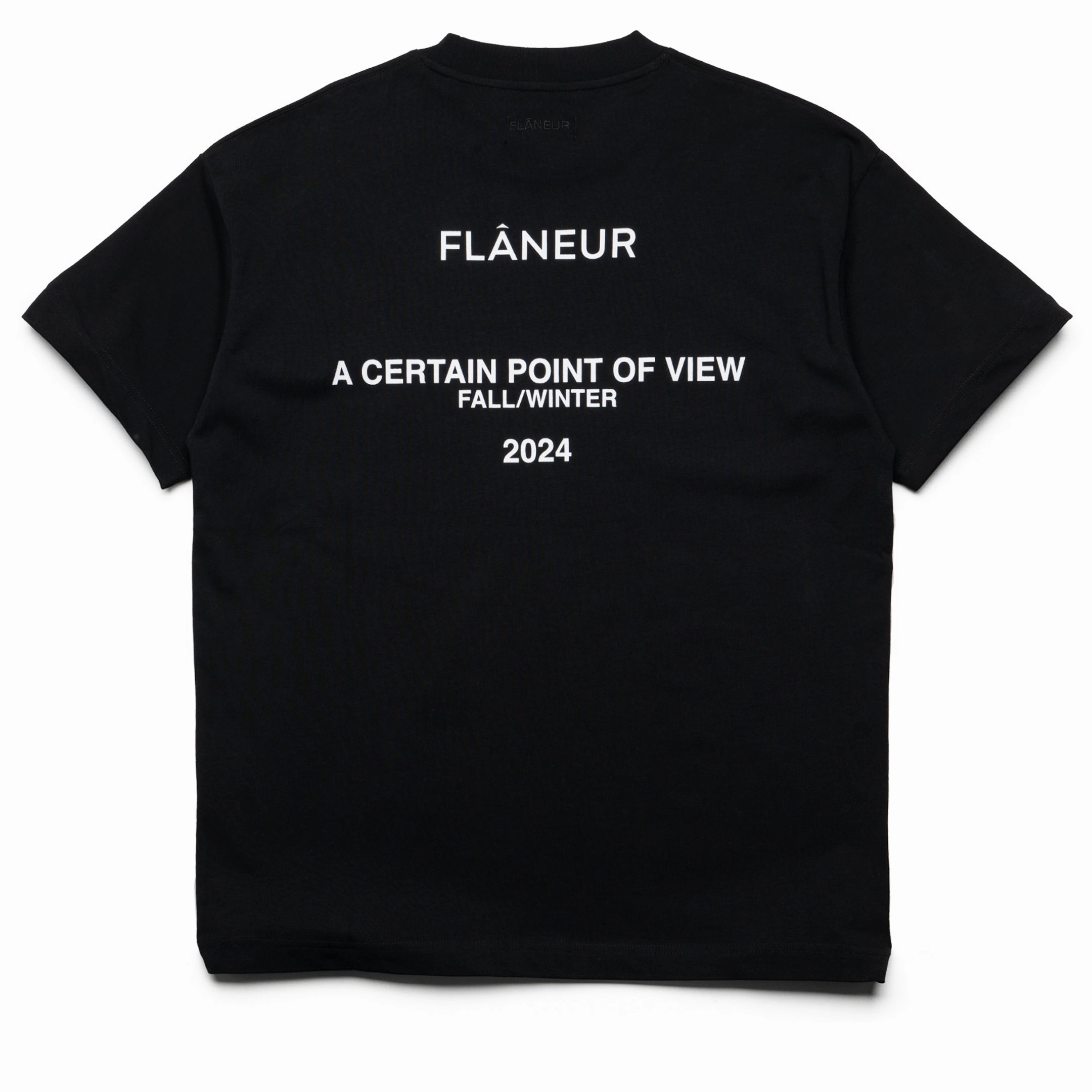 Flaneur Collection Tee - Black WrinkleResistantCloth UVProtective Coating