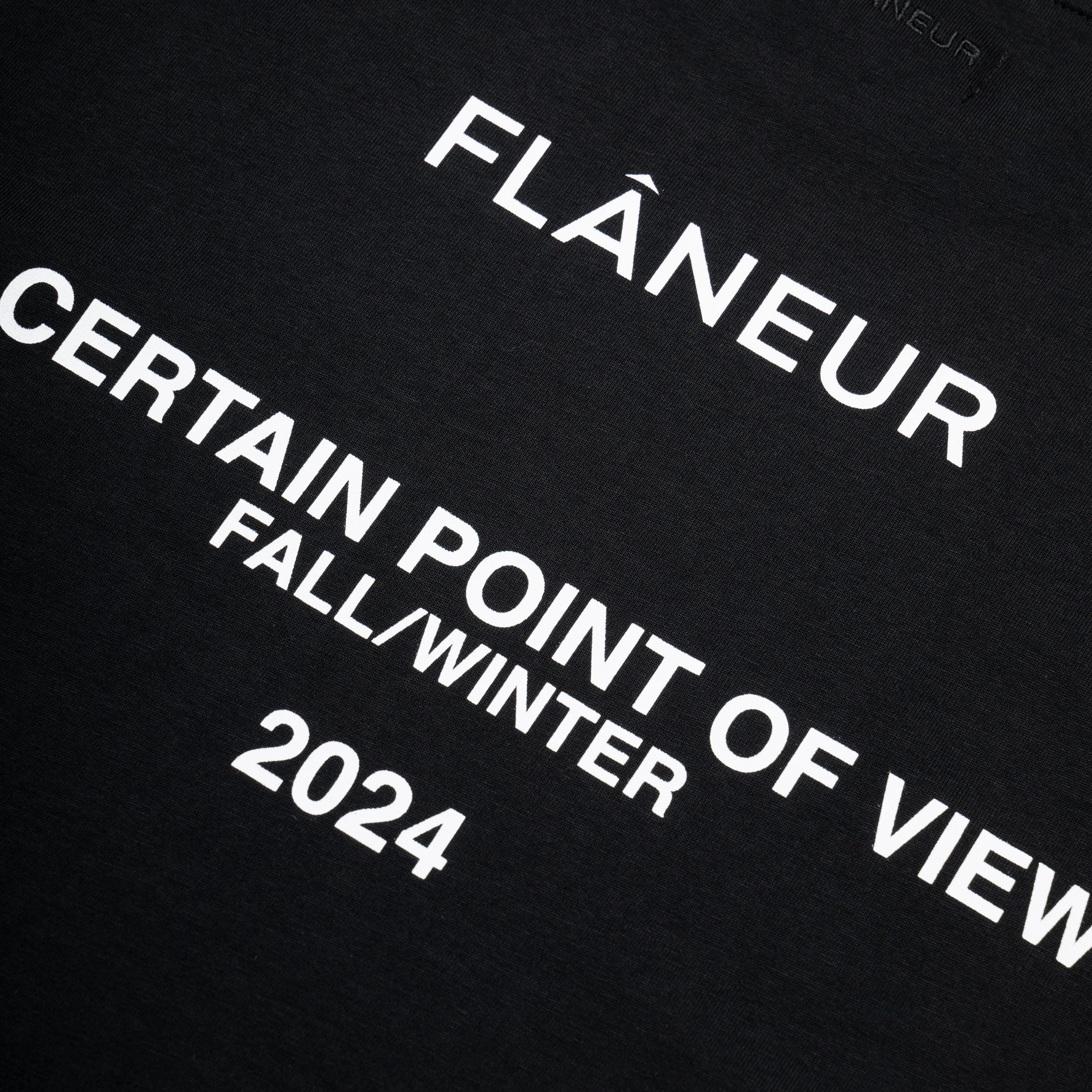 MoistureControl Fabric Flaneur Collection Tee - Black