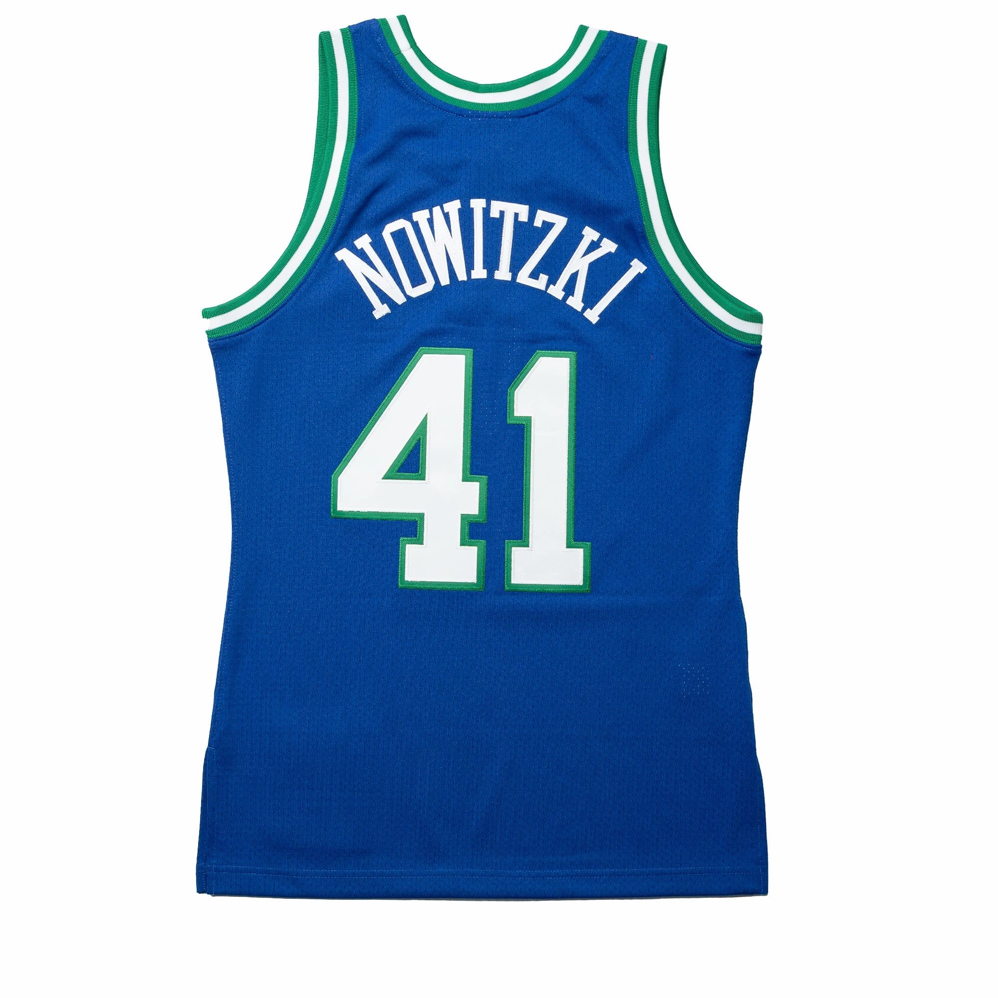 Mitchell & Ness Dallas Mavericks Authentic Dirk Nowitzki Road 1998-99 Jersey - Blue FlexibleElasticity