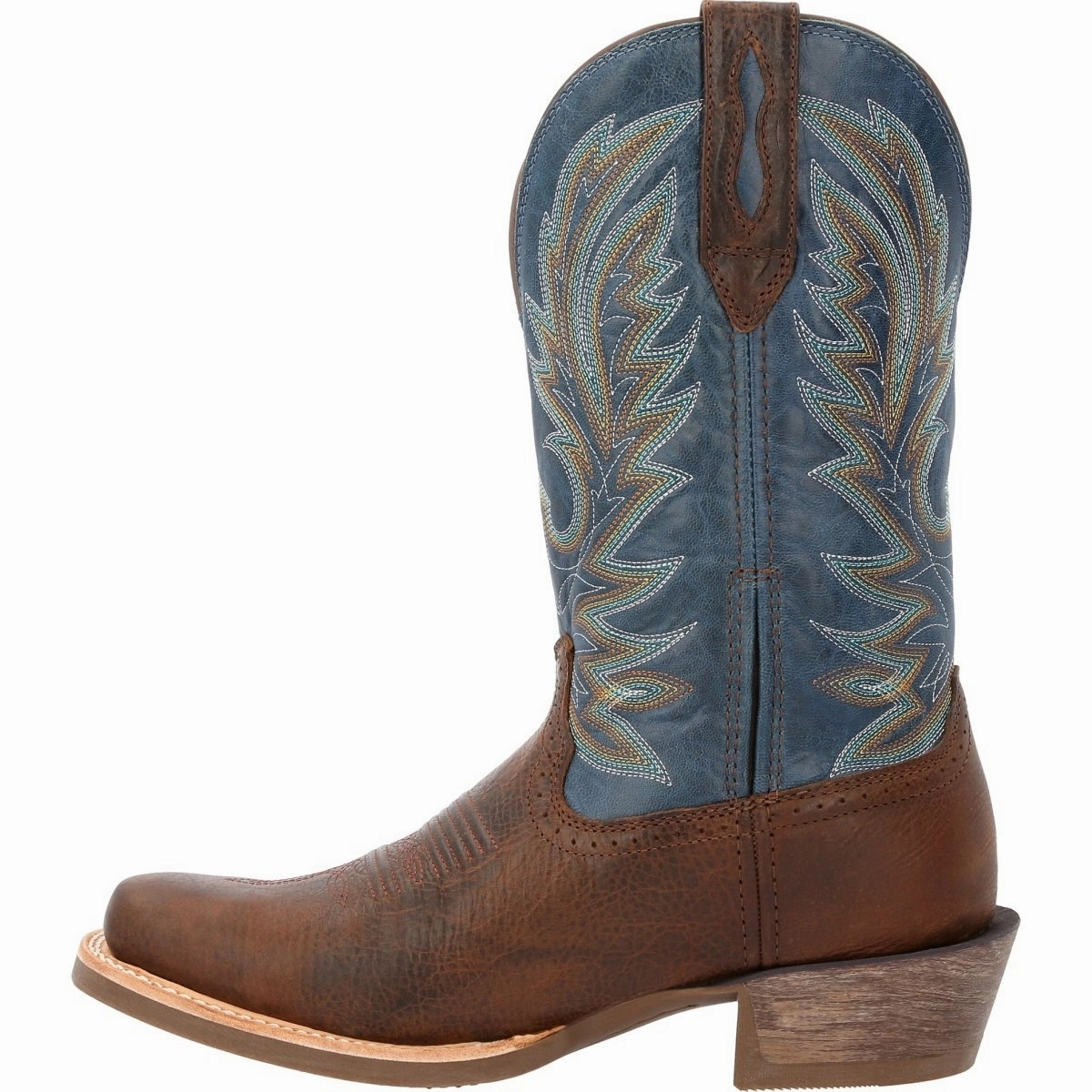 Durango Rebel Pro Men's Hickory & Denim Western 12" Pull-on Work Boots Ddb0356 In Brown Cushion Support Shoes