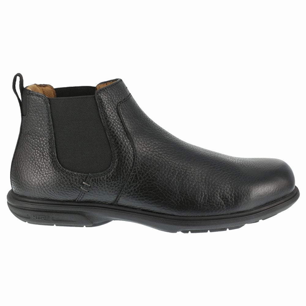 Florsheim Men's Twin Gore Work Boot Steel Toe Loedin Fs2030 In Black Durable Coverage Canvas