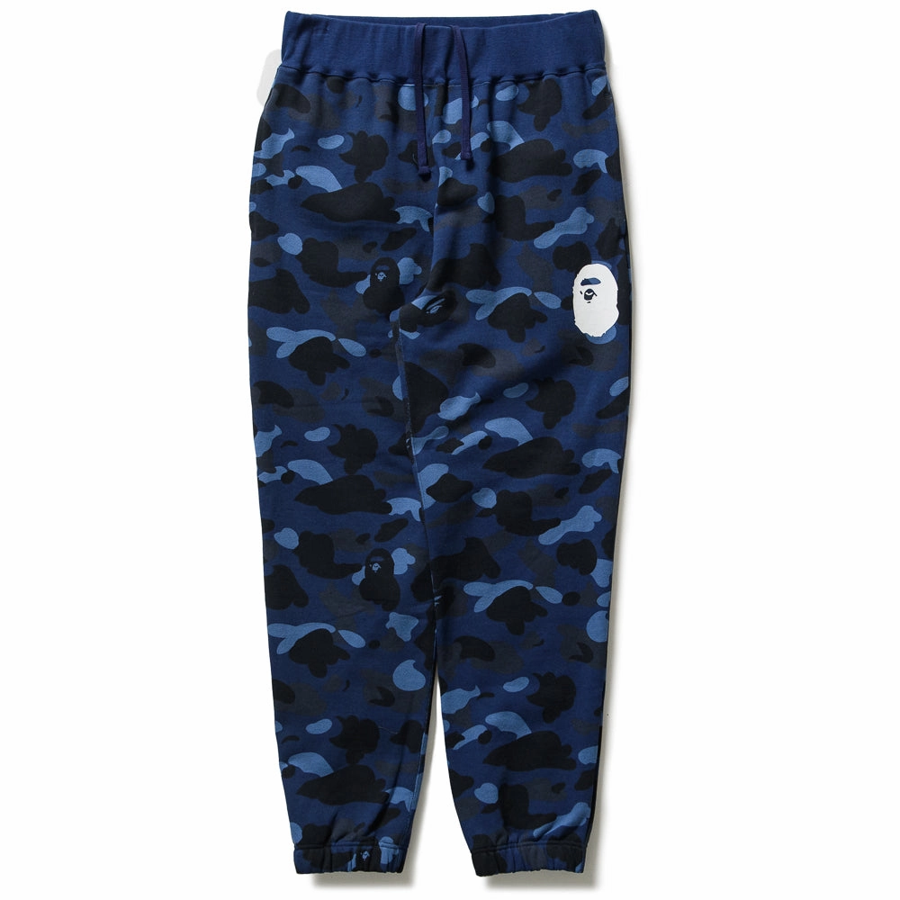 StaticFree Material QuickAccess Pockets A Bathing Ape Camo Wide Sweatpants - Navy
