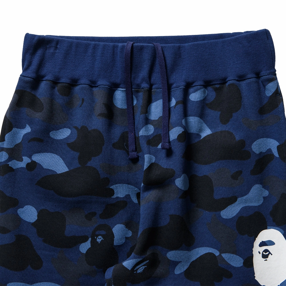 ShrinkageFree Fabric Relaxing Wear A Bathing Ape Camo Wide Sweatpants - Navy