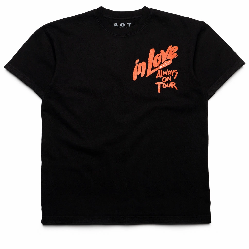 Easy Fashion Brave Fit Always On Tour Lovers Tee - Black