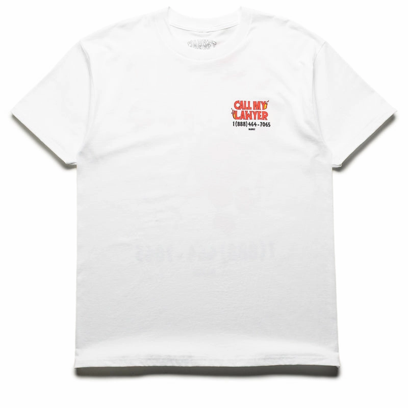 Metro Edge Market x Hot Stuff Call My Lawyer Tee - White
