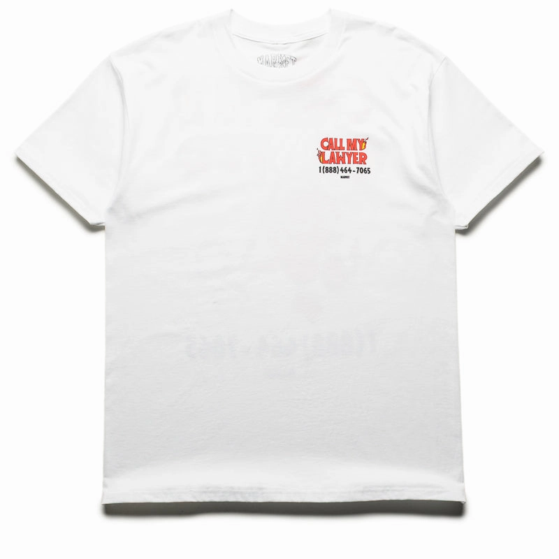 Green Fit Market x Hot Stuff Call My Lawyer Tee - White