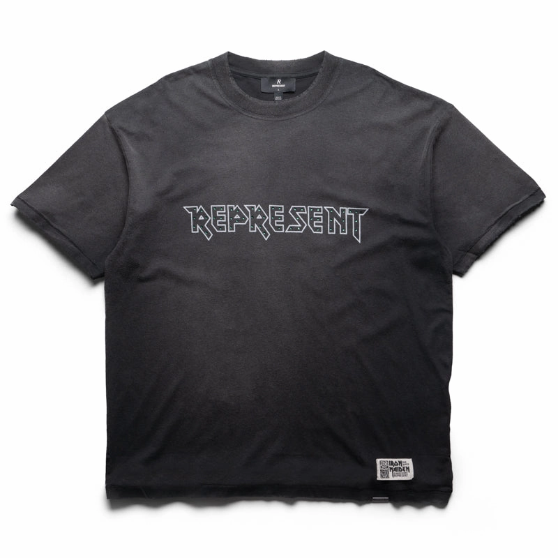 Thermal regulation Iron Maiden x Represent Infinite Dreams Tee - Aged Black