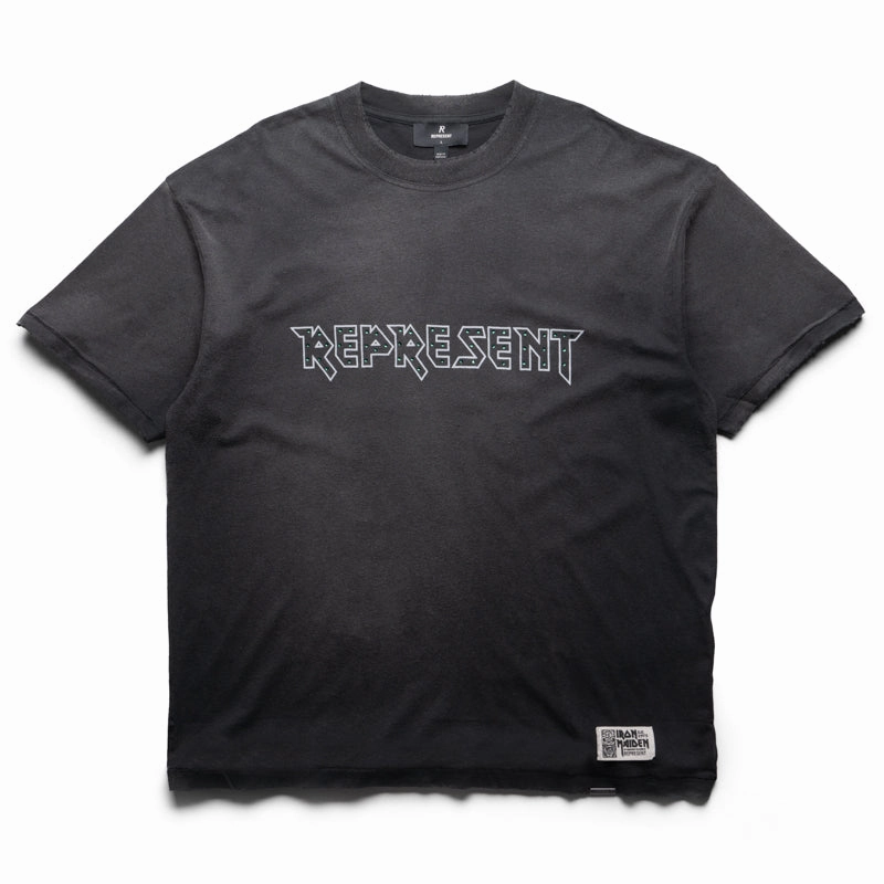 Iron Maiden x Represent Infinite Dreams Tee - Aged Black Rich Tone