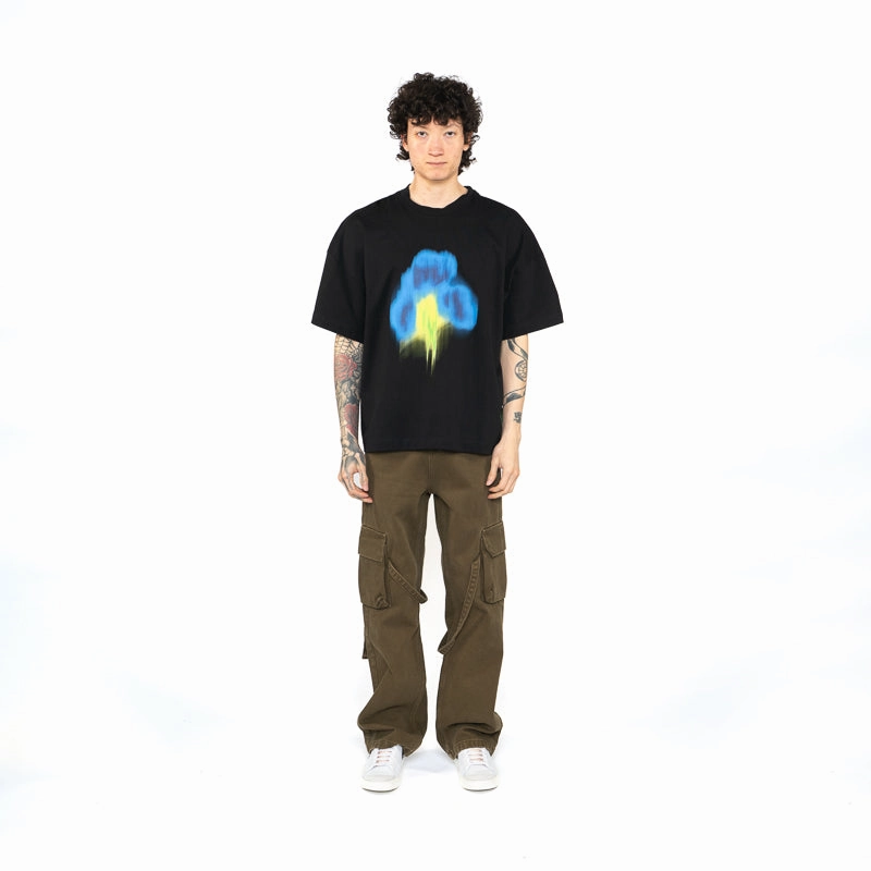 Flaneur Blurred Flower Tee - Black Wonder Core Fearless Mode