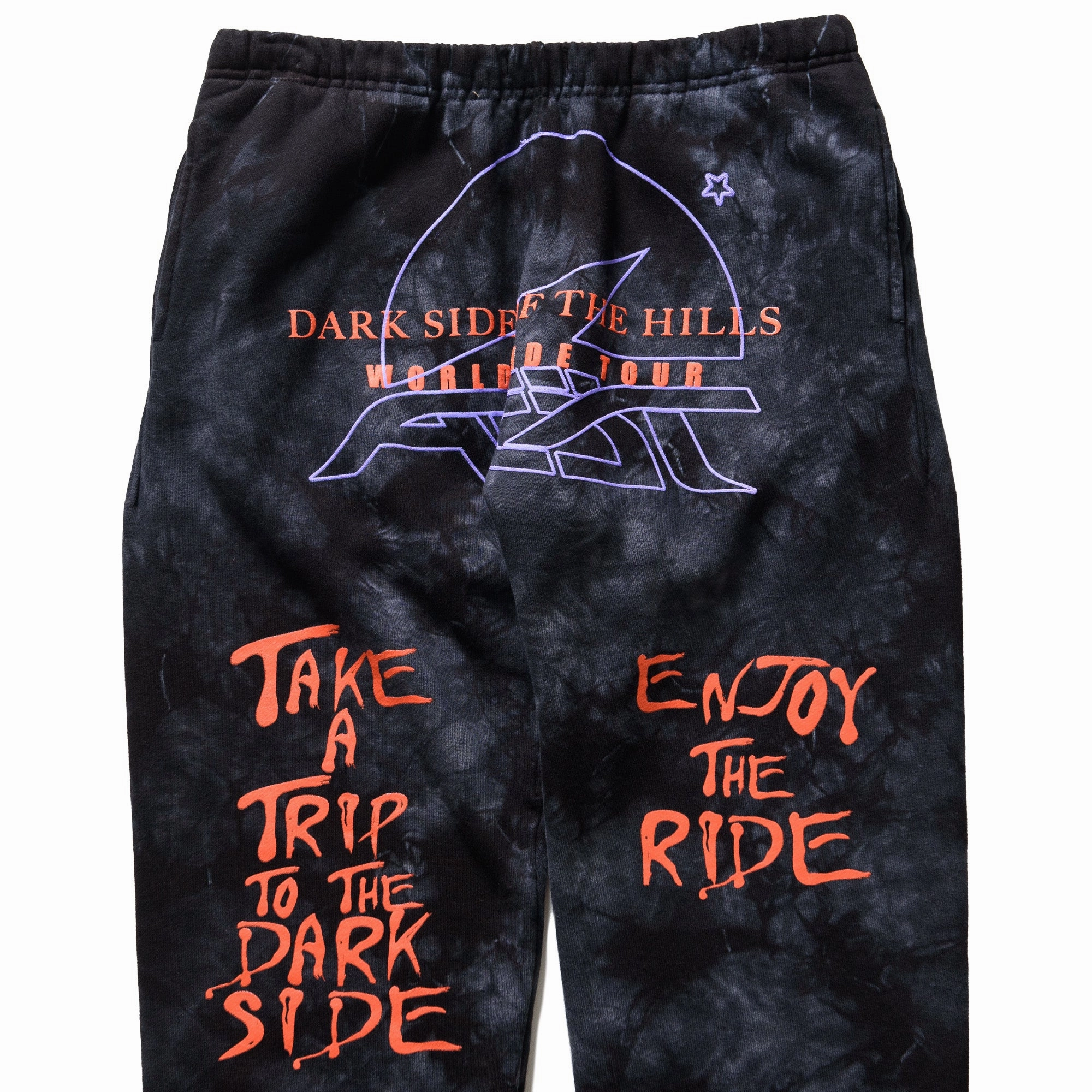 Global Edge Relaxing Wear Always On Tour Dark Side Sweatpants - Black