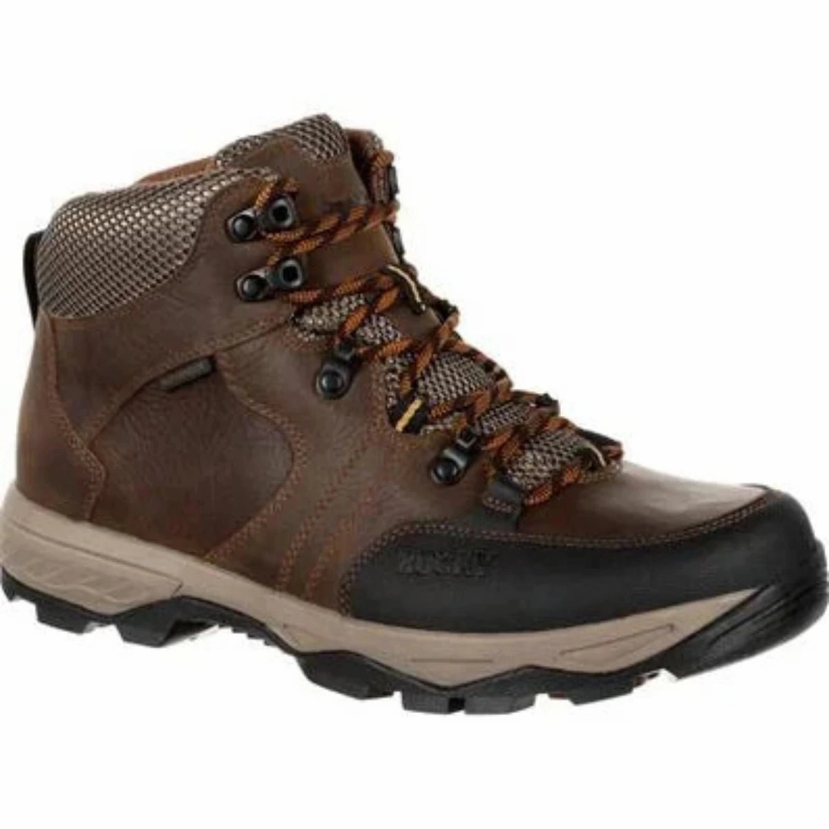 Rocky Endeavor Point Men's Waterproof Outdoor Soft Toe Boots Rks0300 In Brown Low Profile Outdoor Explorer Slip Resistant Night Travel