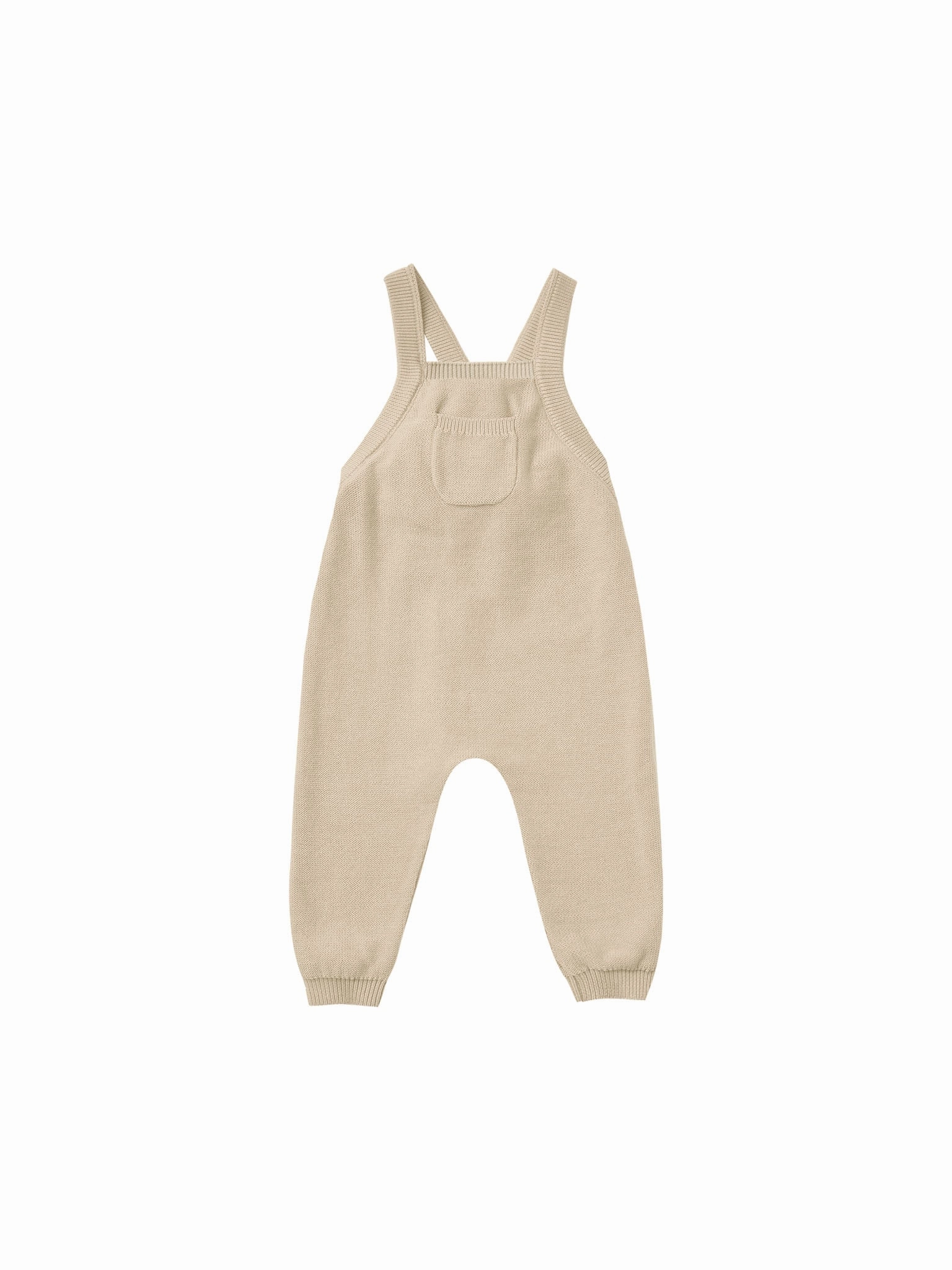 Knit Overall | Sand LayeredNeckline Hypoallergenic Fibers
