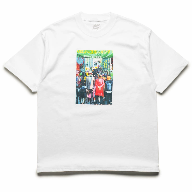 Pleasures Harajuku Tee - White Mountain Cool