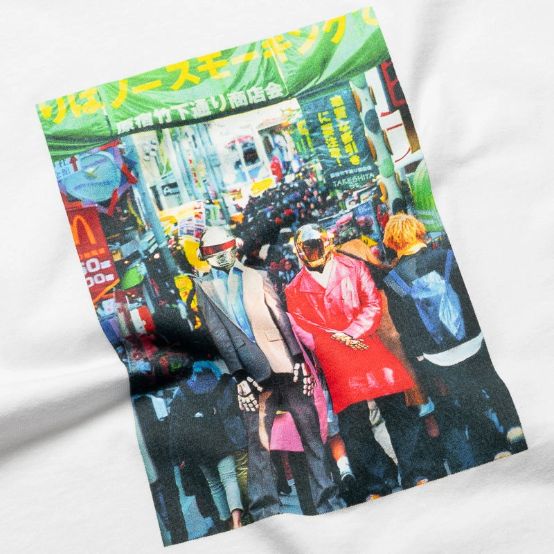 Pleasures Harajuku Tee - White Lake Glow