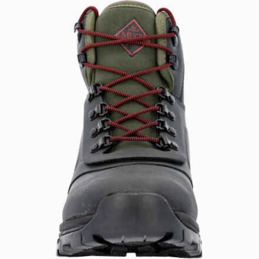 Muck Apex Men's Lace Up Waterproof Boots Axml000 In Black Clean Silhouette Simple Look