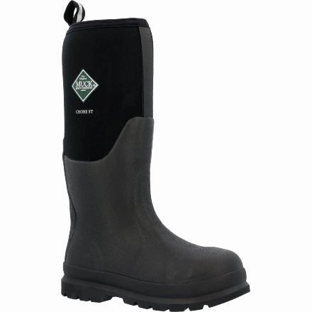 Ergonomic Arch Design Muck Chore Classic Men's Steel Toe Work Boots Chs000a In Black