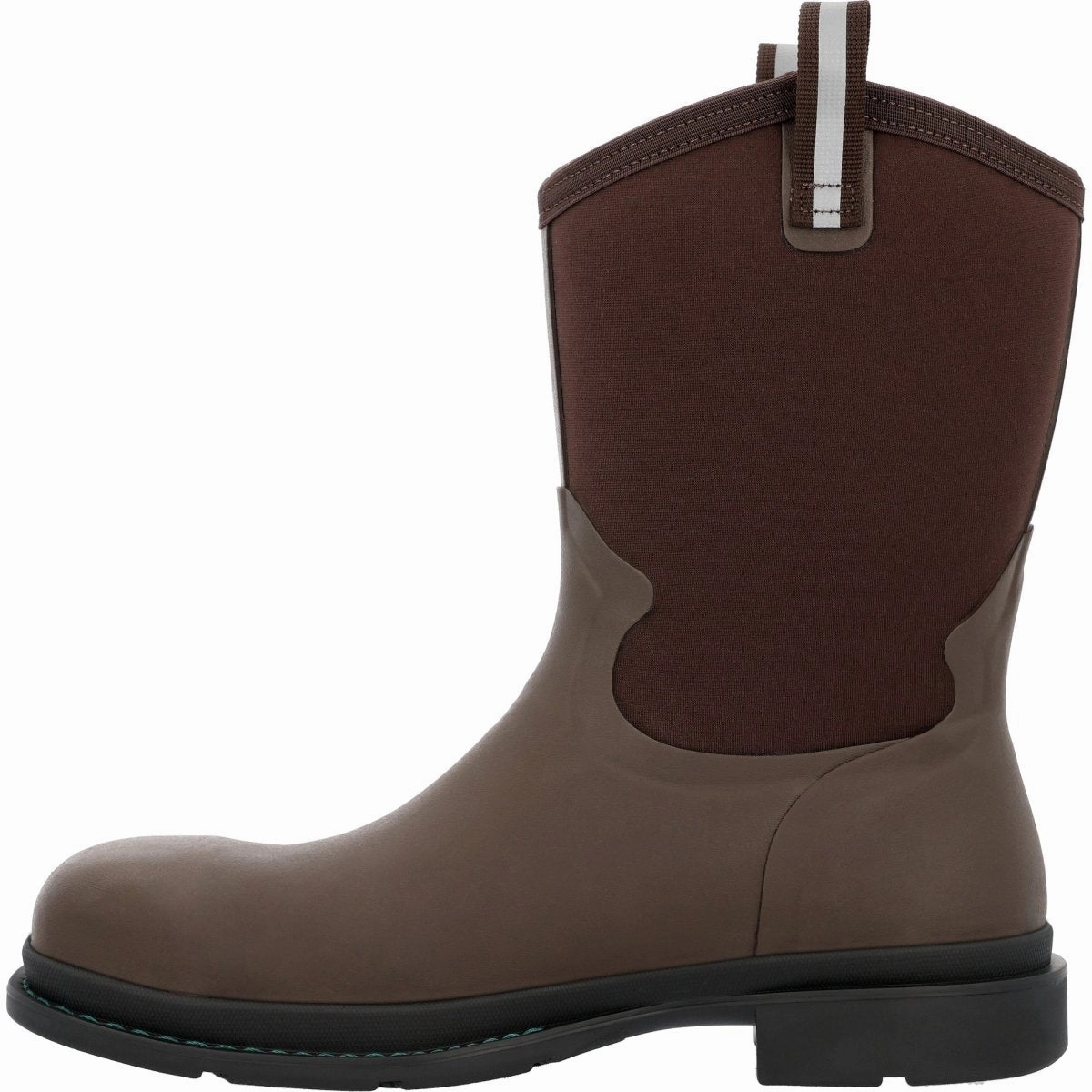 High Traction Stylish Explorer Stable Support Snowy Path Muck Men's Chore Western Alloy Toe Work Boot MCHWM91 in Brown