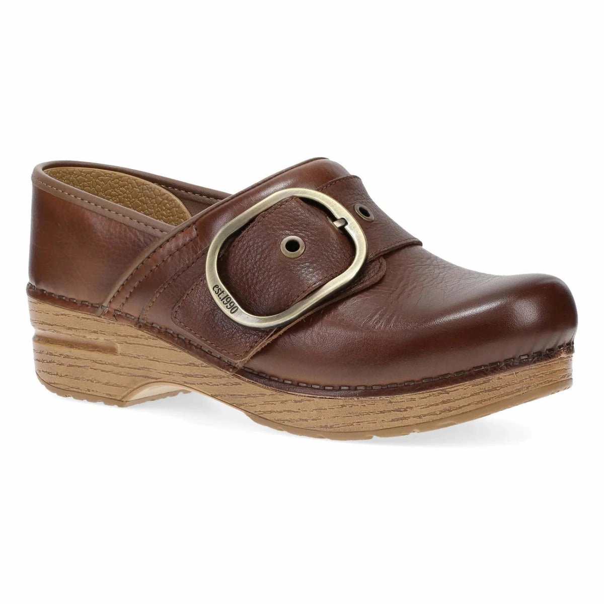 Dansko Pearson Women's Classic Clog In Brown Waxy Milled Thermoregulating Insoles Breathable Footbed
