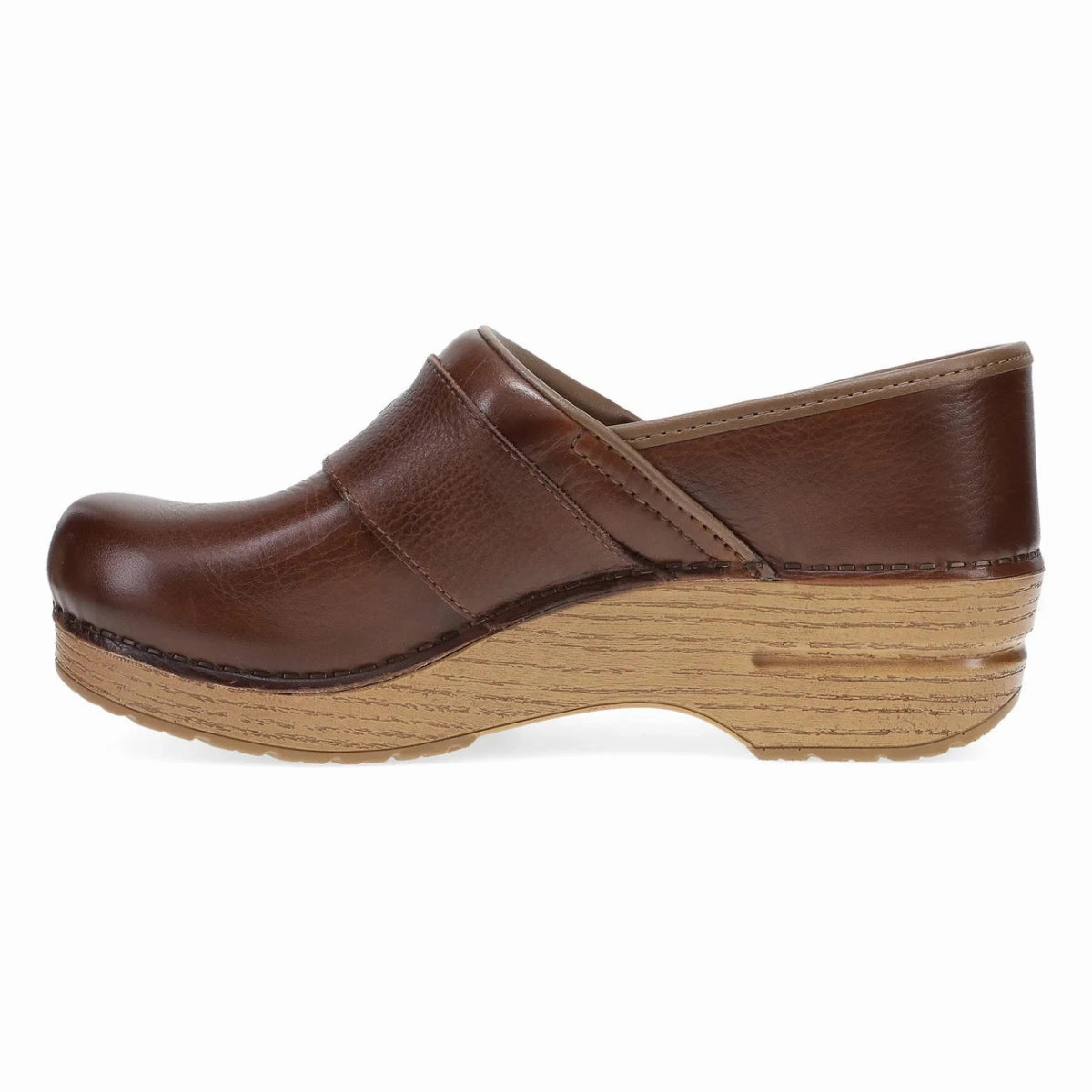 Dansko Pearson Women's Classic Clog In Brown Waxy Milled Motion control Water Friendly Design
