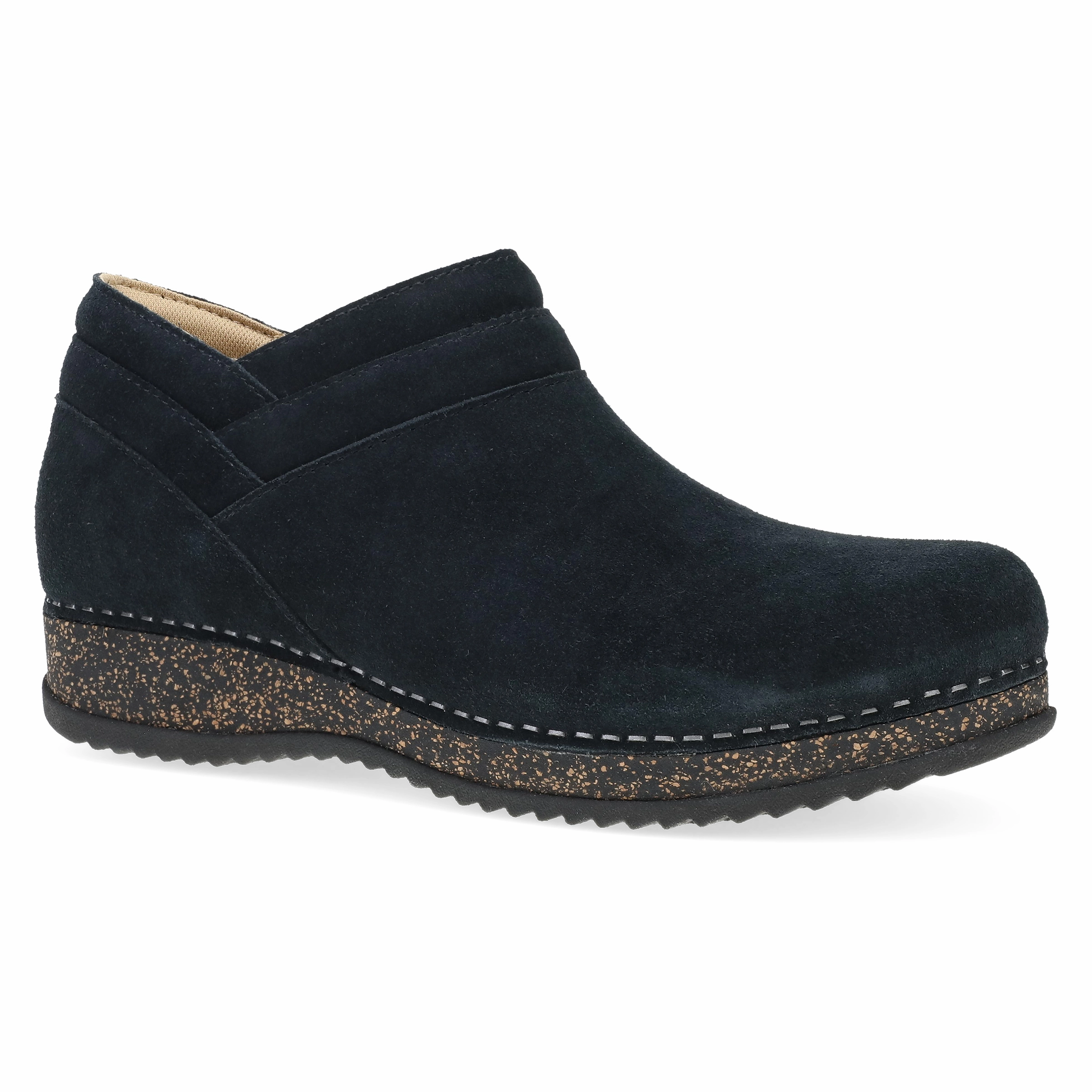 Muriel Black Suede Weatherproof Coating