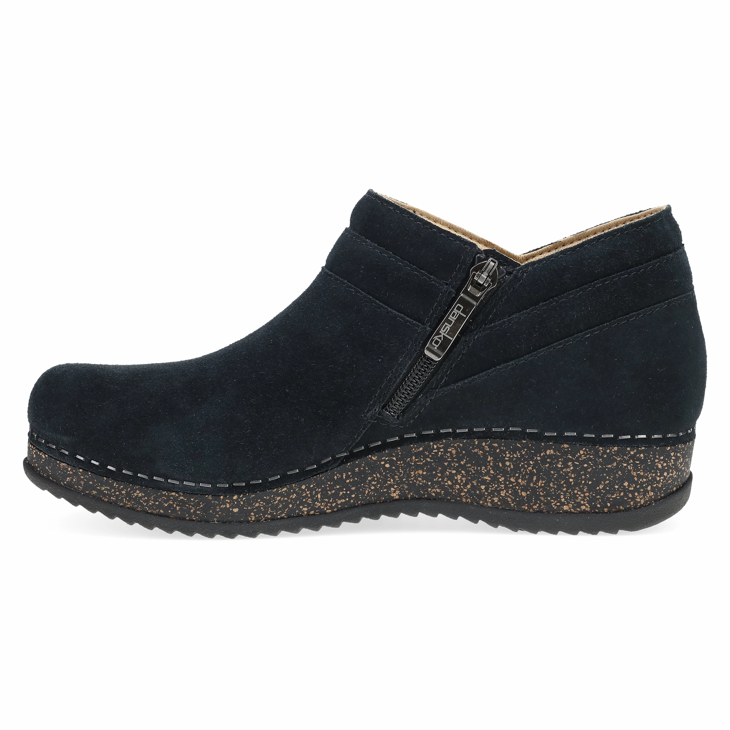 Muriel Black Suede cushioning system Resilient Cushion