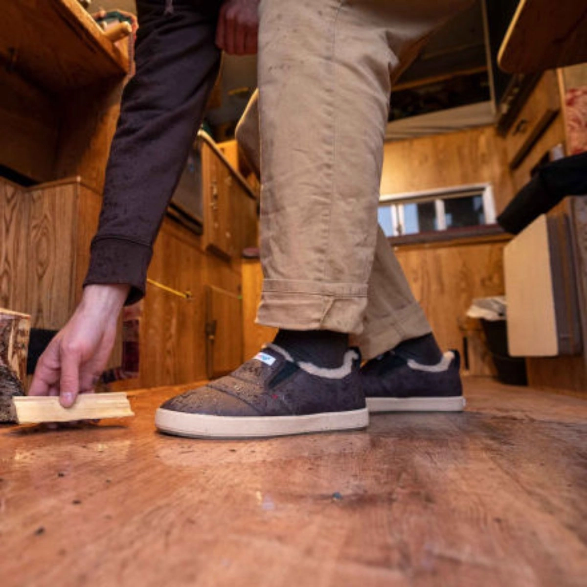 Foam Pod Cushioning Xtratuf Homer II Nylon Unisex Slip On Sneaker Xuh901 In Brown