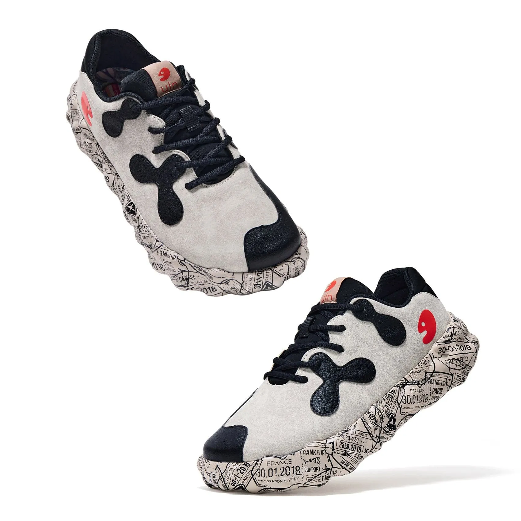 Very Dark Gray Figueras I Women Impact Diffusion Layer Hyperelastic Foam Layers