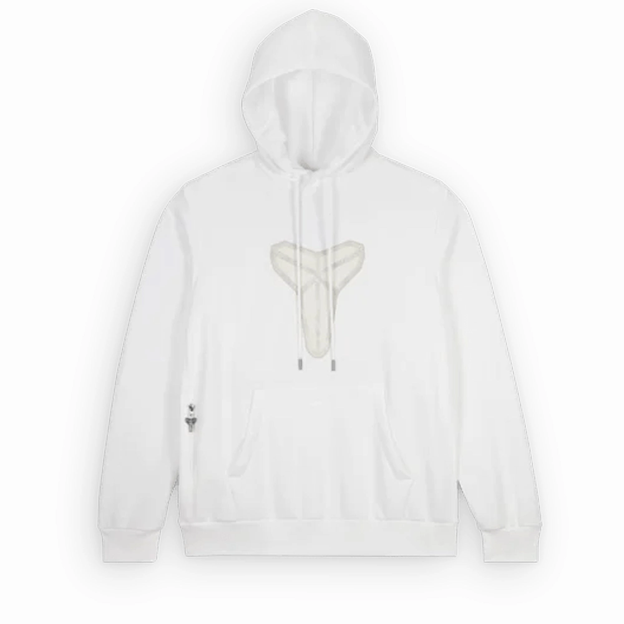 Nike Kobe Pullover Basketball Hoodie - White/Summit White WaterRepellentCoating QuickEvaporation