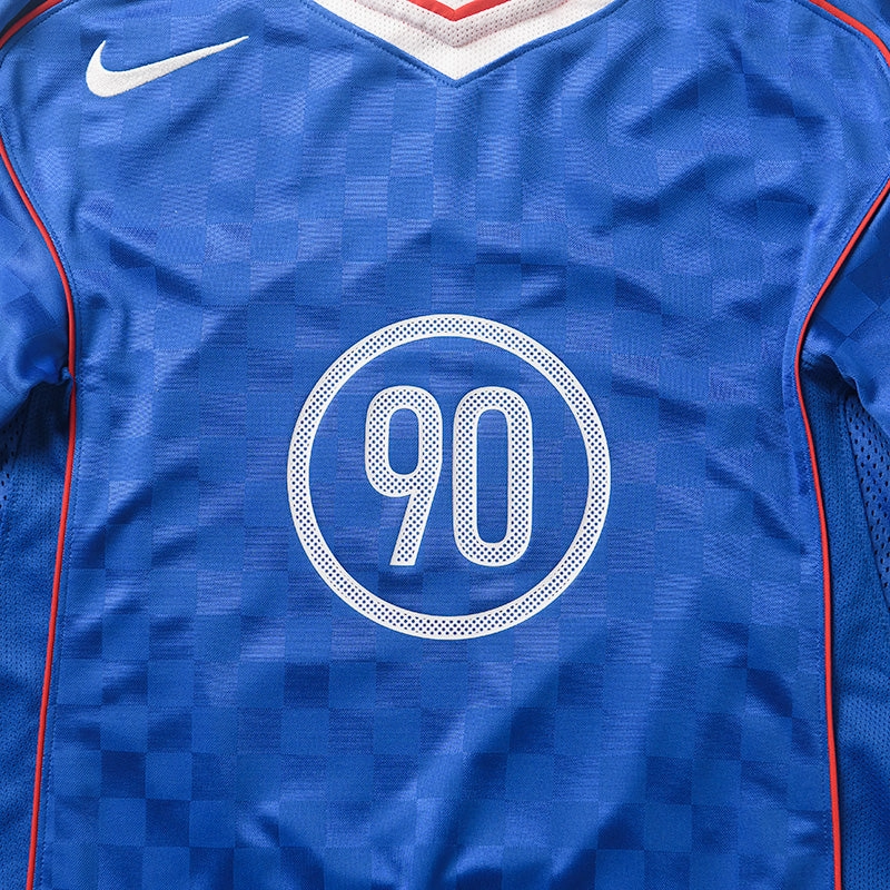 Fur Fit Opaque Tone Nike Total 90 Dri-FIT Soccer Jersey - Game Royal/White