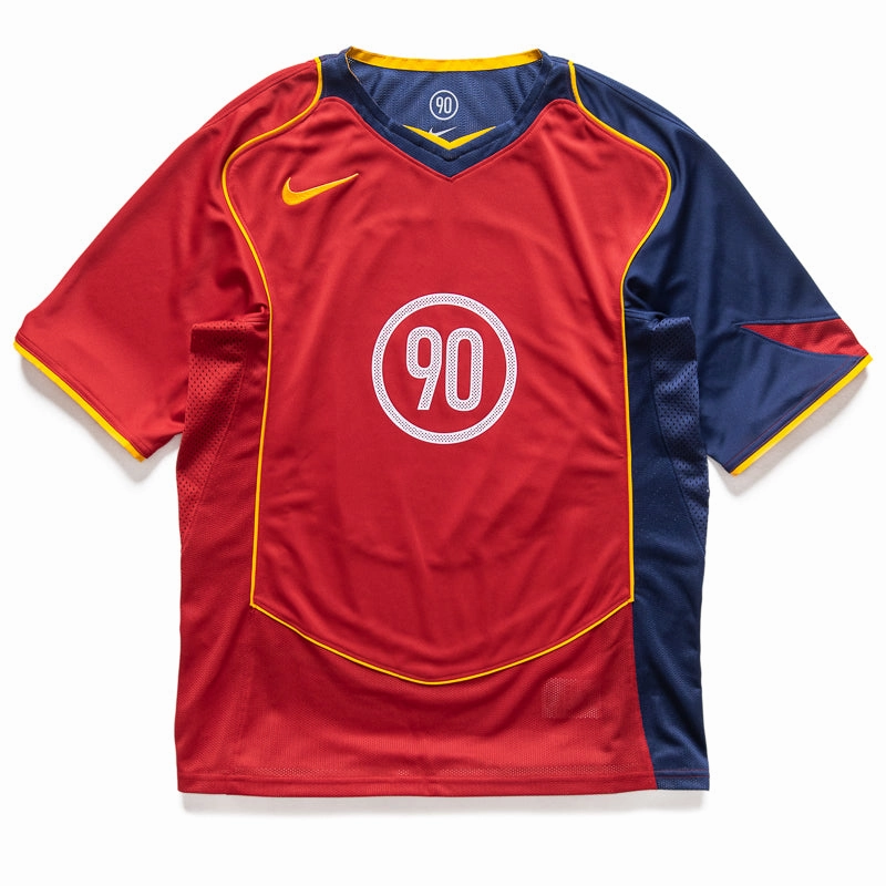 Nike Total 90 Dri-FIT Soccer Jersey - Gym Red/Midnight Navy Cloud Core