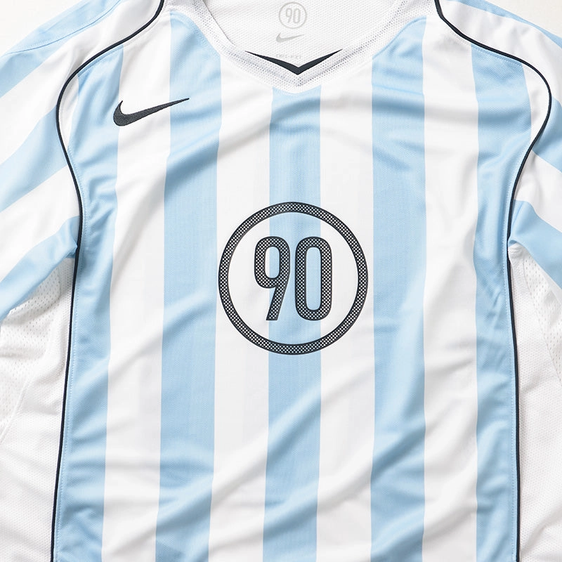Nike Total 90 Dri-FIT Soccer Jersey - Psychic Blue/White SweatAbsorbentLining All-Day Fit