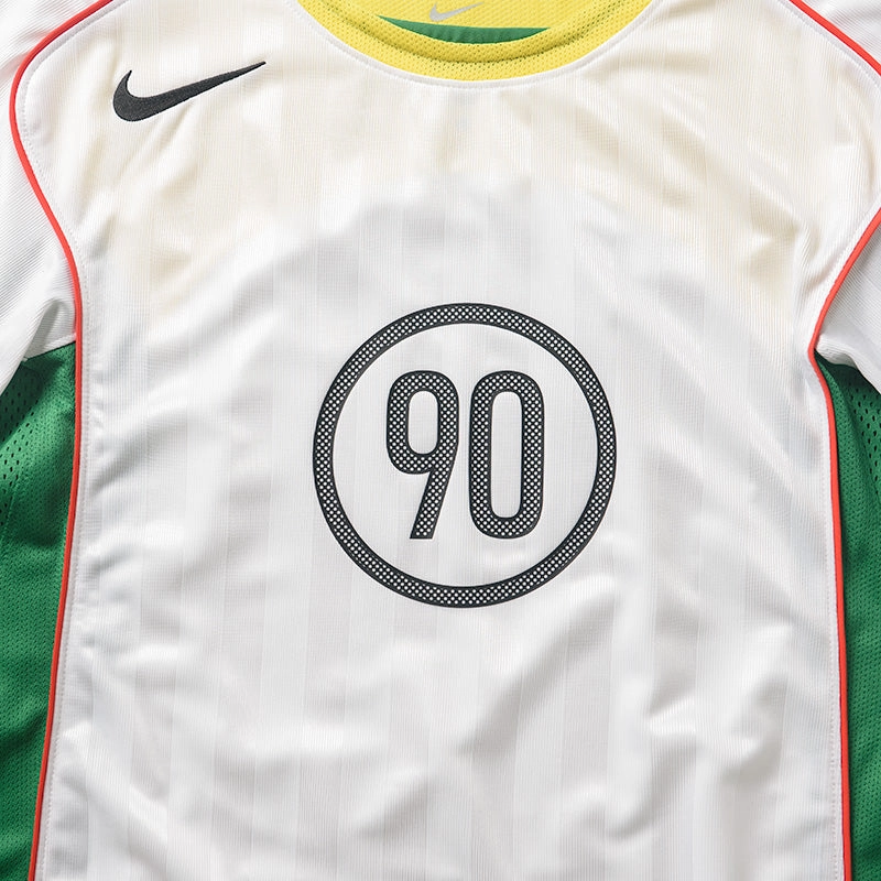 Nike Total 90 Dri-FIT Soccer Jersey - White/Opti Yellow AntiSnagTechnology