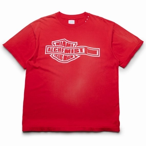 Chilly Day Essentials Alchemist Waving Tee - Arizona Poppy