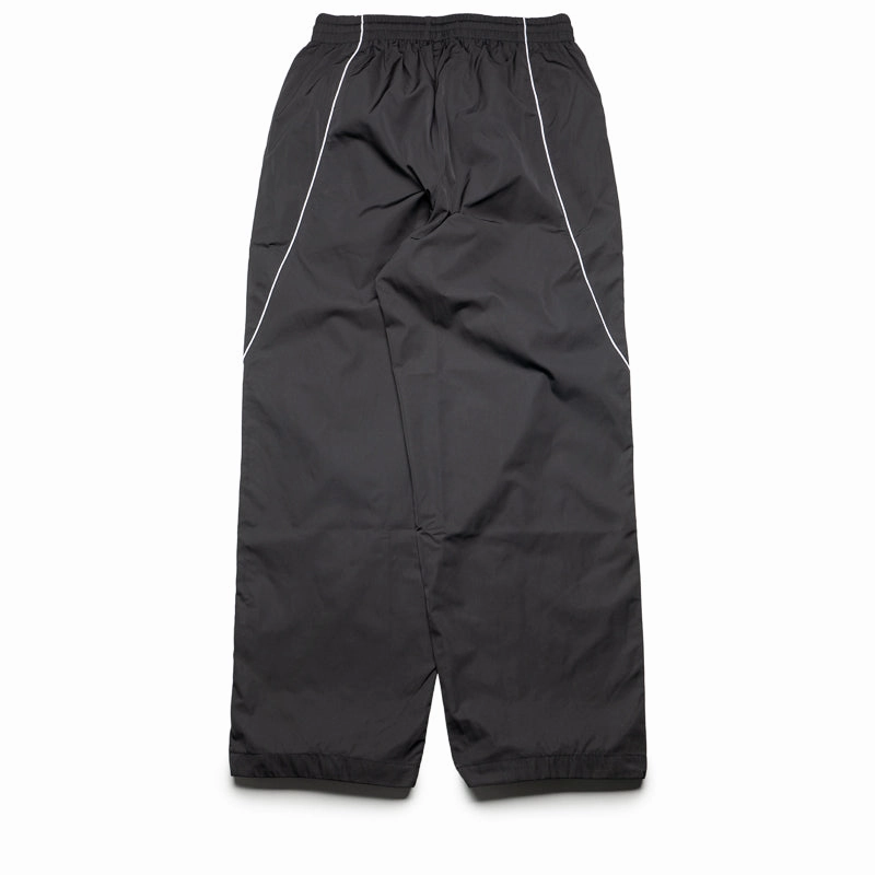 A Bathing Ape Logo Nylon Track Pants - Black Strong Soul Layered Hem Details