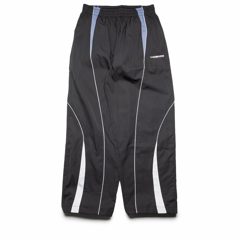 Basic Core A Bathing Ape Logo Nylon Track Pants - Black