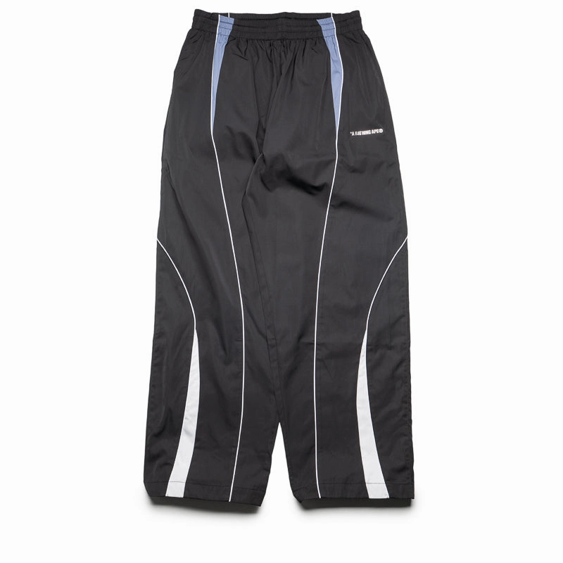 Halo Glow A Bathing Ape Logo Nylon Track Pants - Black