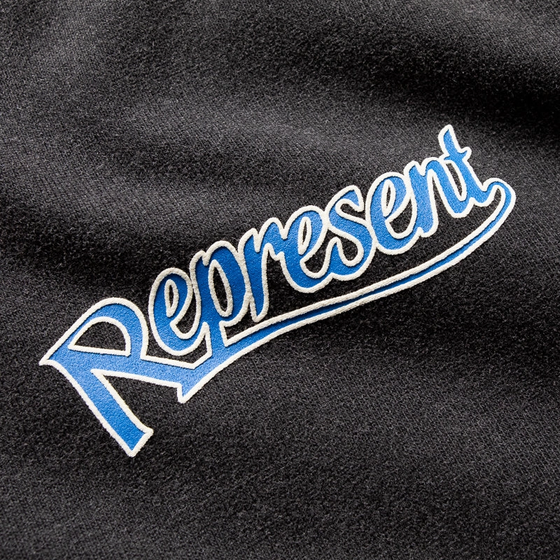Represent Showcasing Tee - Stained Black Casual Look