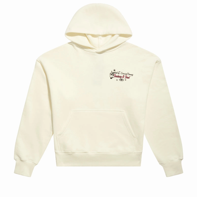 Love Glow Lake Mood Criminal Damage Fantasy & Fun Hoodie - Off White