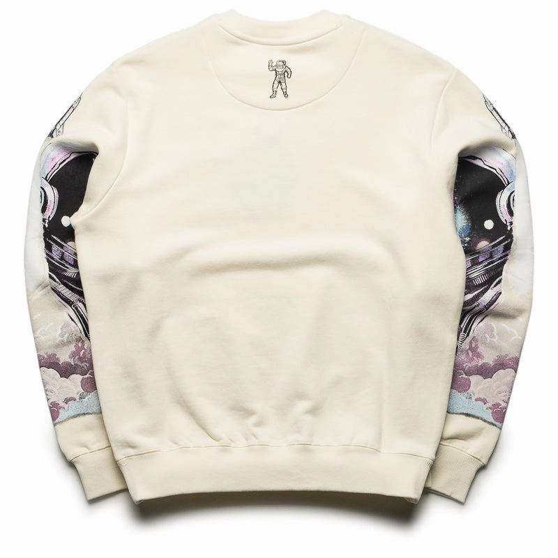 FlexibleCuff MinimalistDesign Billionaire Boys Club Destination Sweatshirt - Winter White