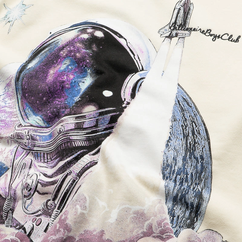 LightweightDesign FlexibleNeckline Billionaire Boys Club Destination Sweatshirt - Winter White