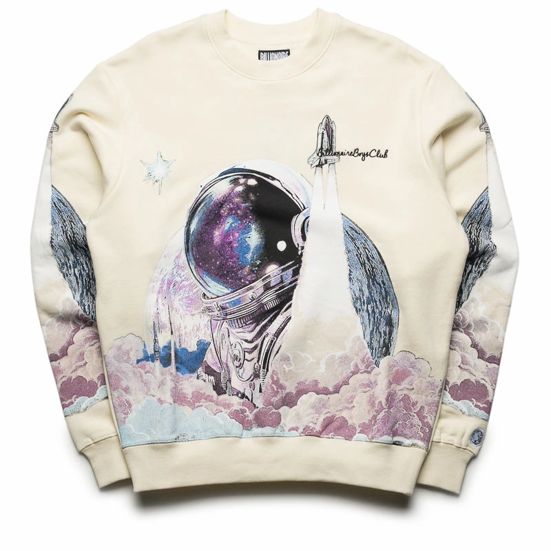 Organic Ease Billionaire Boys Club Destination Sweatshirt - Winter White