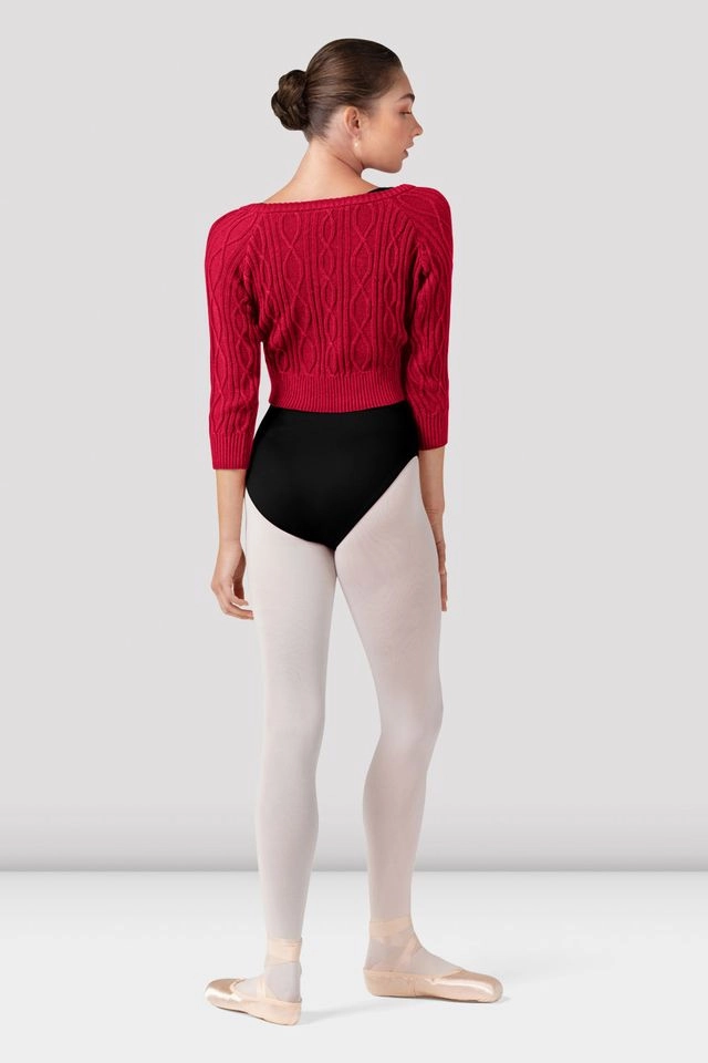 Ladies Bianca 3/4 Sleeve Sweater folding Solid colors