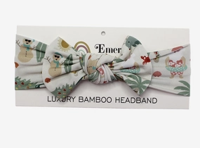 Gentle Power Art Core Coastal Christmas Bamboo Headband